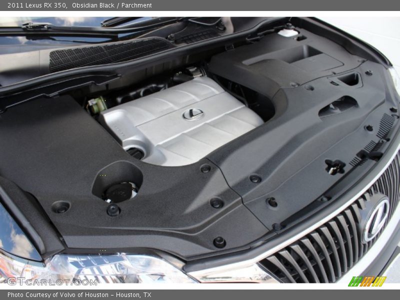 Obsidian Black / Parchment 2011 Lexus RX 350