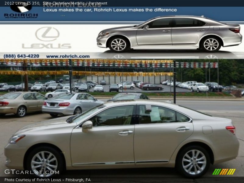Satin Cashmere Metallic / Parchment 2012 Lexus ES 350