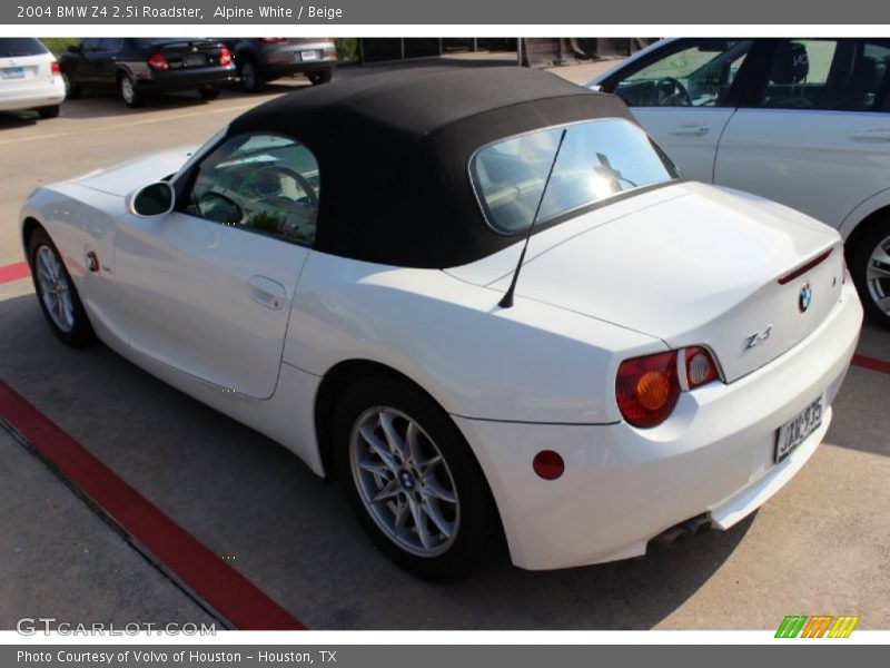 Alpine White / Beige 2004 BMW Z4 2.5i Roadster