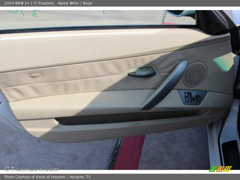 Alpine White / Beige 2004 BMW Z4 2.5i Roadster