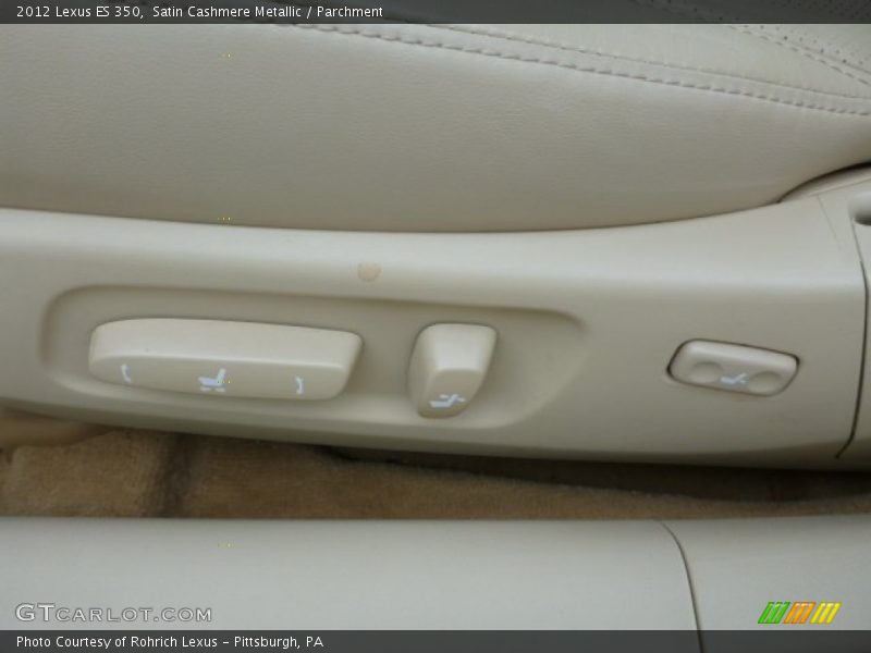 Satin Cashmere Metallic / Parchment 2012 Lexus ES 350