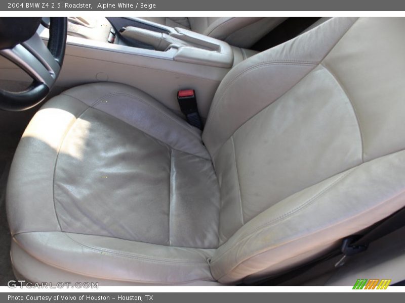 Alpine White / Beige 2004 BMW Z4 2.5i Roadster