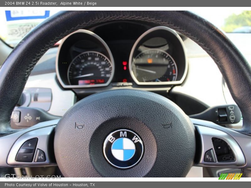 Alpine White / Beige 2004 BMW Z4 2.5i Roadster