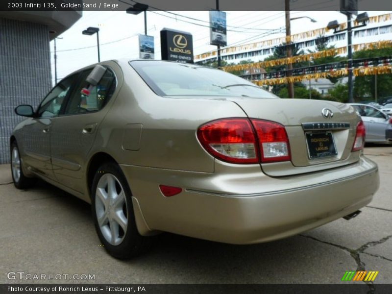 Golden Sand / Beige 2003 Infiniti I 35