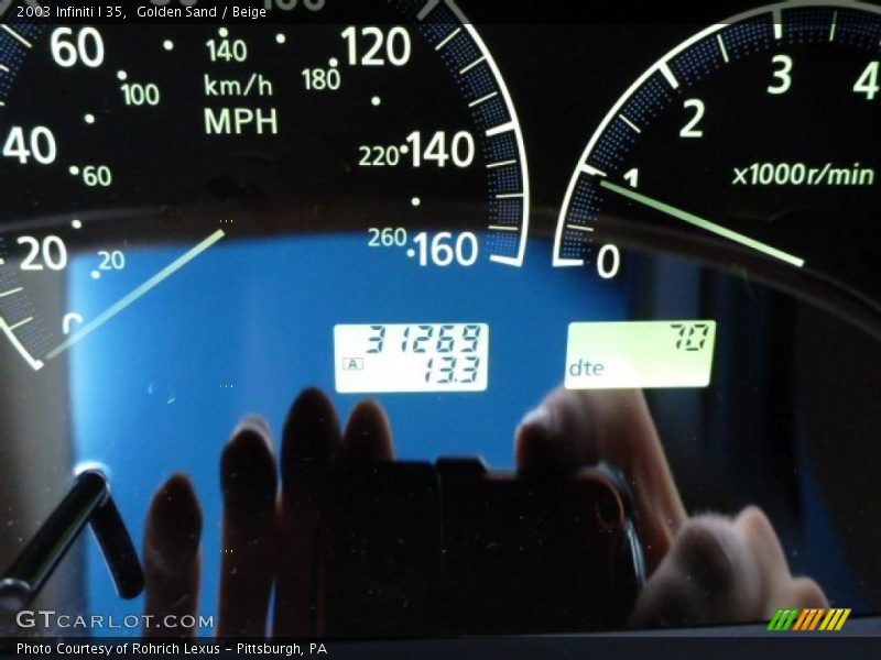 Golden Sand / Beige 2003 Infiniti I 35