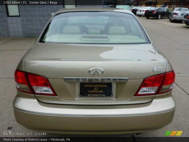 Golden Sand / Beige 2003 Infiniti I 35