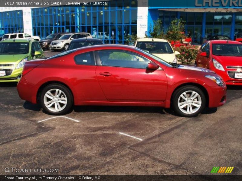 Cayenne Red / Charcoal 2013 Nissan Altima 2.5 S Coupe
