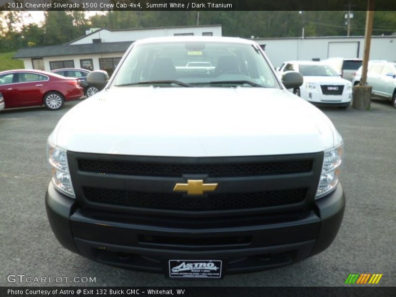Summit White / Dark Titanium 2011 Chevrolet Silverado 1500 Crew Cab 4x4