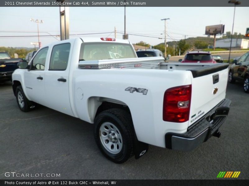 Summit White / Dark Titanium 2011 Chevrolet Silverado 1500 Crew Cab 4x4