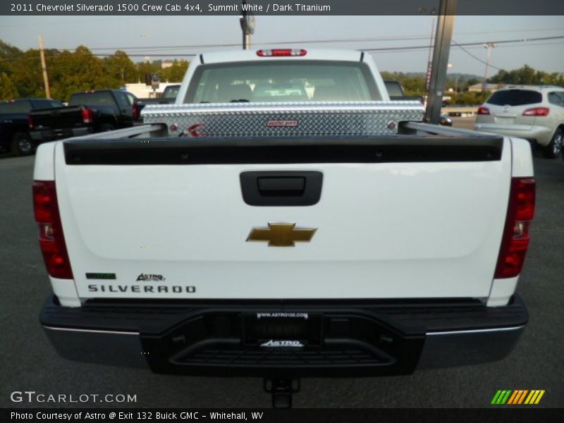 Summit White / Dark Titanium 2011 Chevrolet Silverado 1500 Crew Cab 4x4