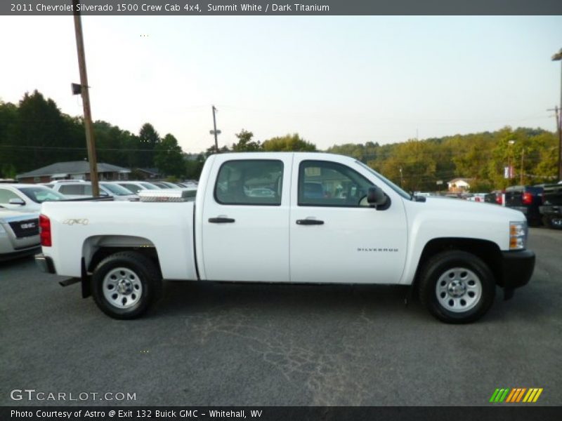 Summit White / Dark Titanium 2011 Chevrolet Silverado 1500 Crew Cab 4x4