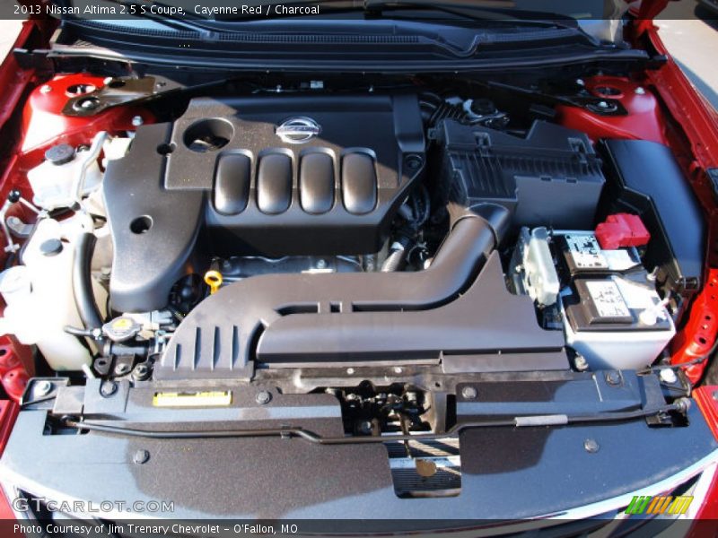 Cayenne Red / Charcoal 2013 Nissan Altima 2.5 S Coupe