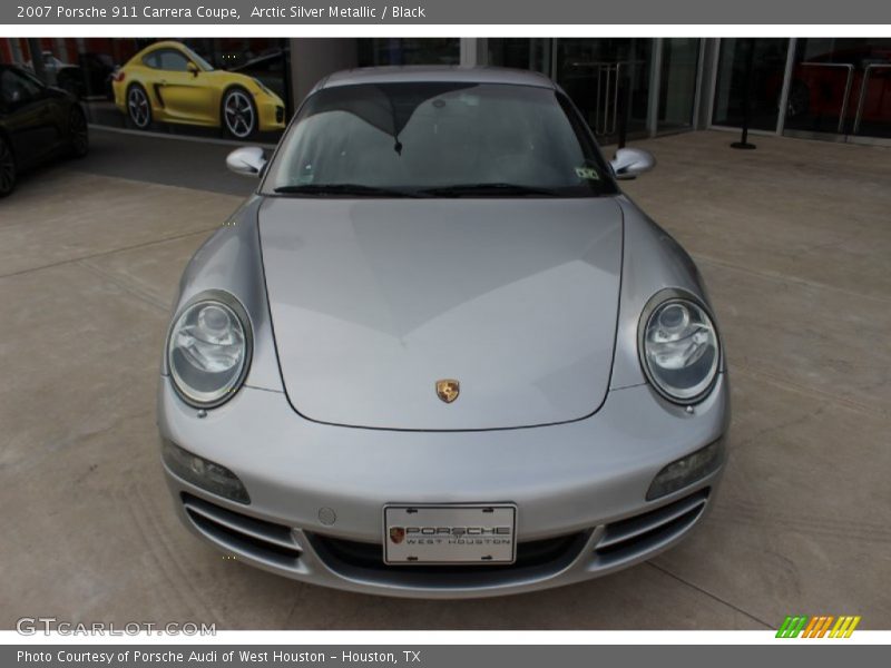 Arctic Silver Metallic / Black 2007 Porsche 911 Carrera Coupe