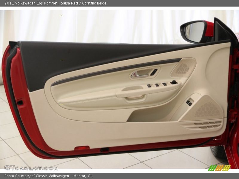 Salsa Red / Cornsilk Beige 2011 Volkswagen Eos Komfort