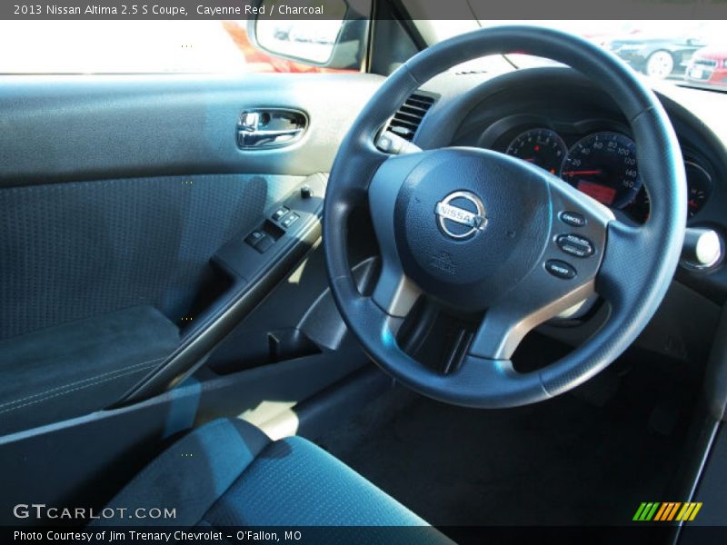Cayenne Red / Charcoal 2013 Nissan Altima 2.5 S Coupe