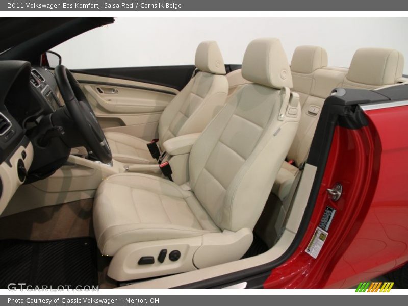 Salsa Red / Cornsilk Beige 2011 Volkswagen Eos Komfort