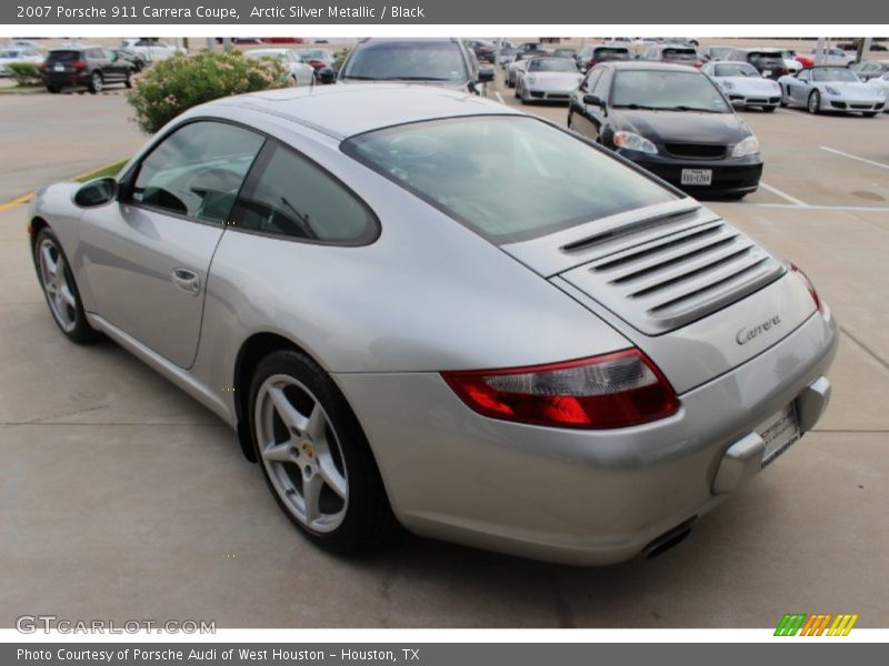 Arctic Silver Metallic / Black 2007 Porsche 911 Carrera Coupe