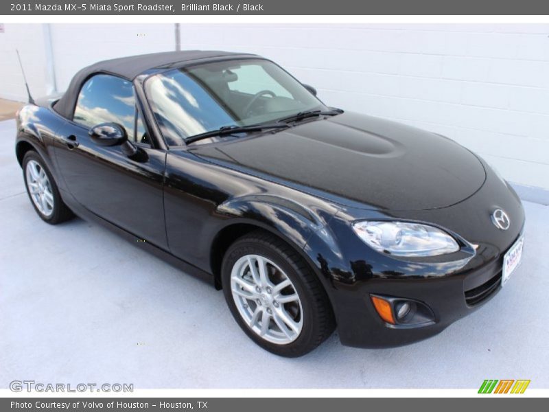 Brilliant Black / Black 2011 Mazda MX-5 Miata Sport Roadster
