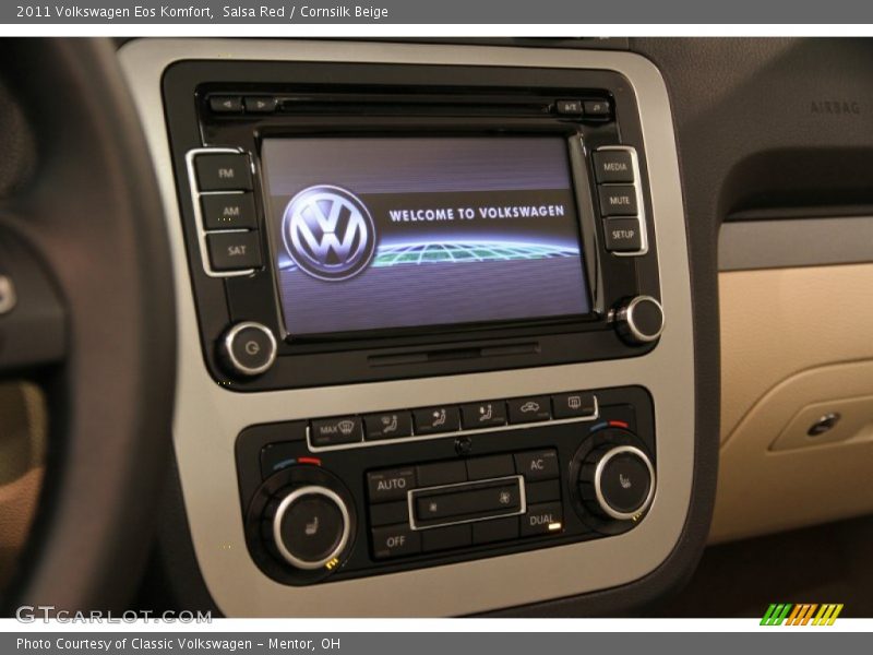 Salsa Red / Cornsilk Beige 2011 Volkswagen Eos Komfort