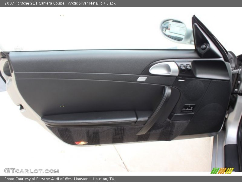 Arctic Silver Metallic / Black 2007 Porsche 911 Carrera Coupe