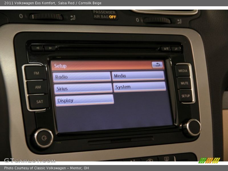 Salsa Red / Cornsilk Beige 2011 Volkswagen Eos Komfort