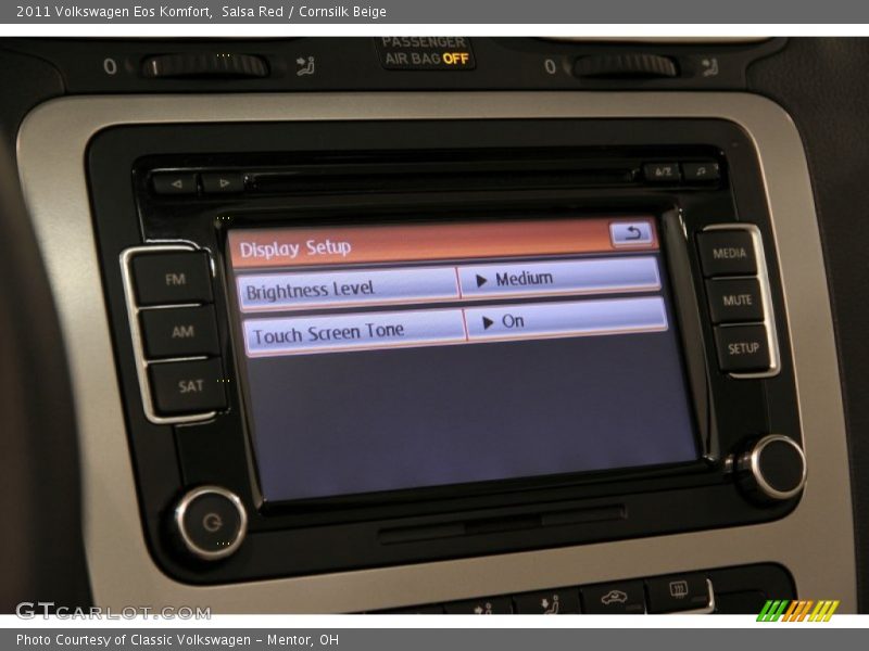 Salsa Red / Cornsilk Beige 2011 Volkswagen Eos Komfort