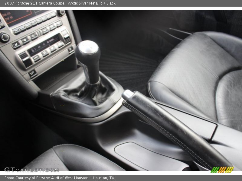 Arctic Silver Metallic / Black 2007 Porsche 911 Carrera Coupe