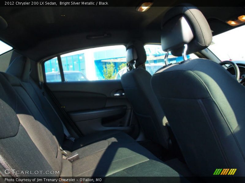 Bright Silver Metallic / Black 2012 Chrysler 200 LX Sedan