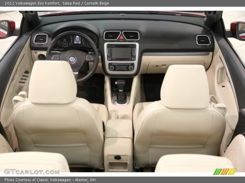 Salsa Red / Cornsilk Beige 2011 Volkswagen Eos Komfort