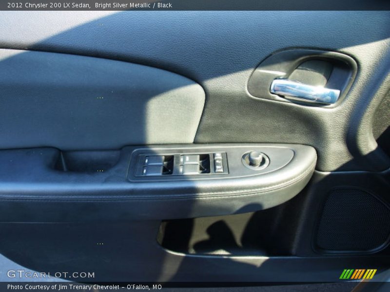 Bright Silver Metallic / Black 2012 Chrysler 200 LX Sedan