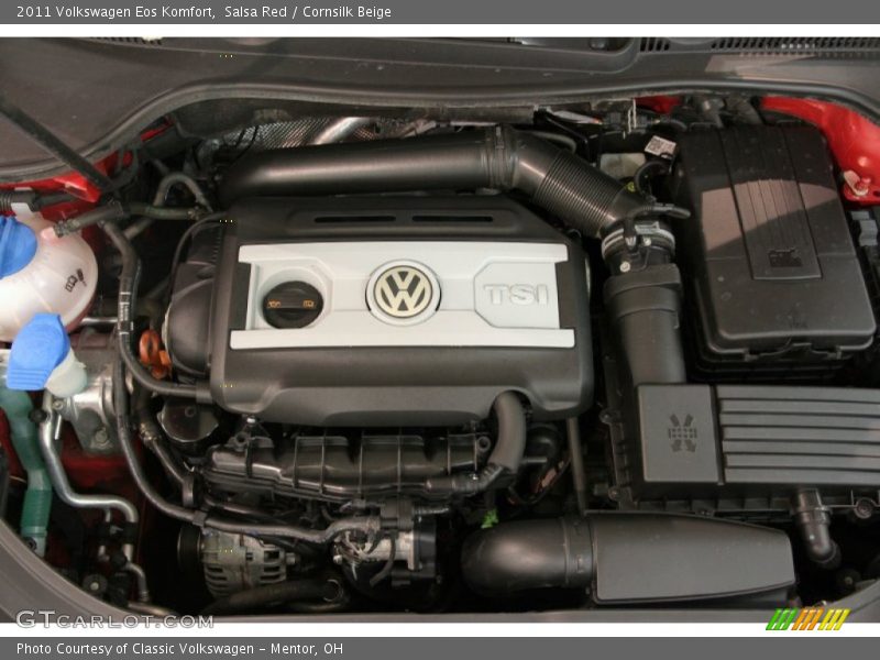 Salsa Red / Cornsilk Beige 2011 Volkswagen Eos Komfort