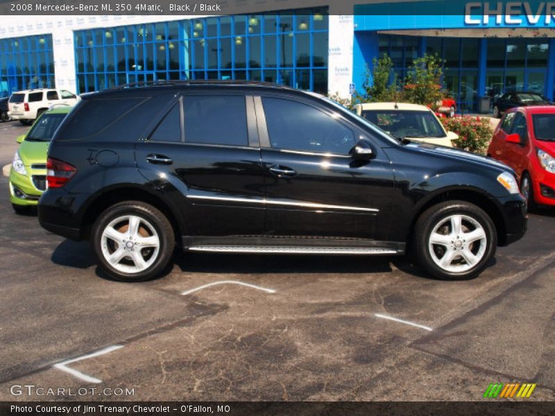 Black / Black 2008 Mercedes-Benz ML 350 4Matic