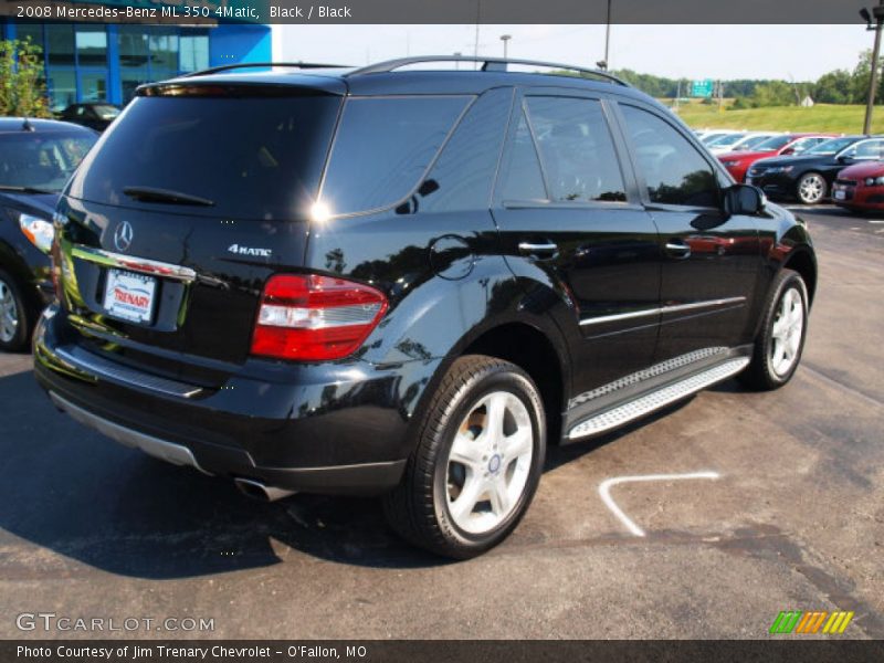 Black / Black 2008 Mercedes-Benz ML 350 4Matic