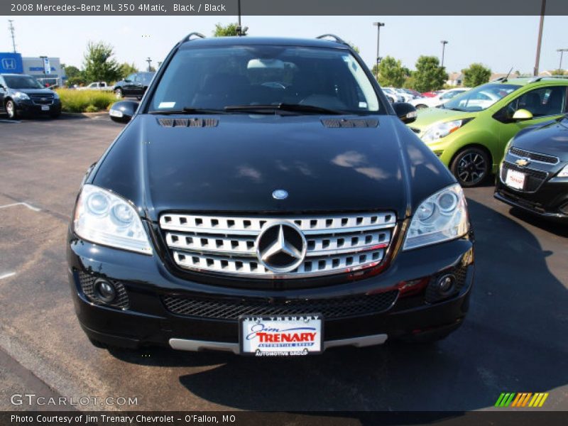 Black / Black 2008 Mercedes-Benz ML 350 4Matic