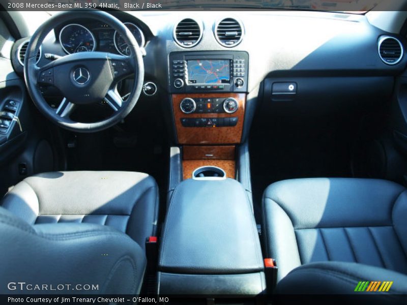Black / Black 2008 Mercedes-Benz ML 350 4Matic