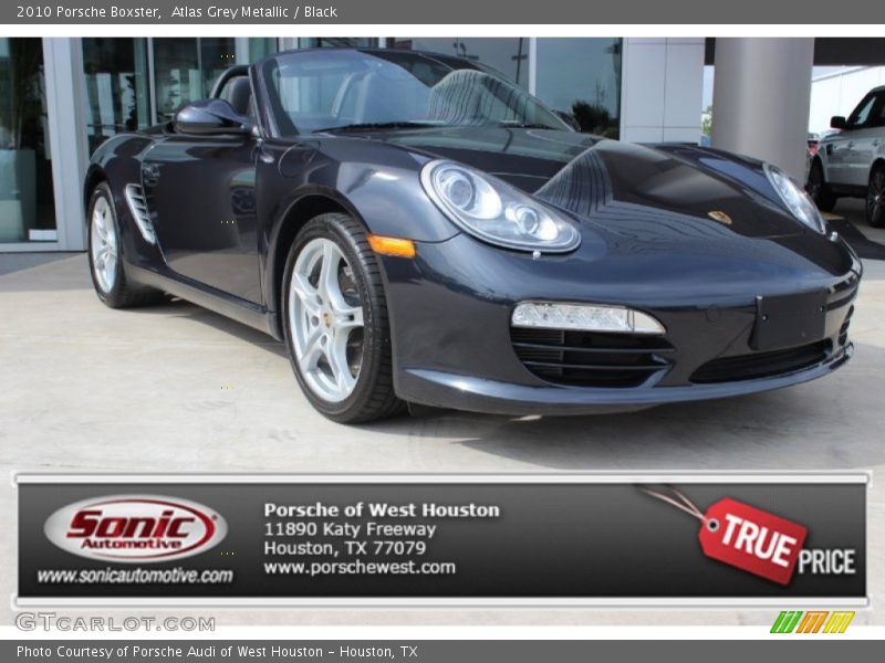 Atlas Grey Metallic / Black 2010 Porsche Boxster