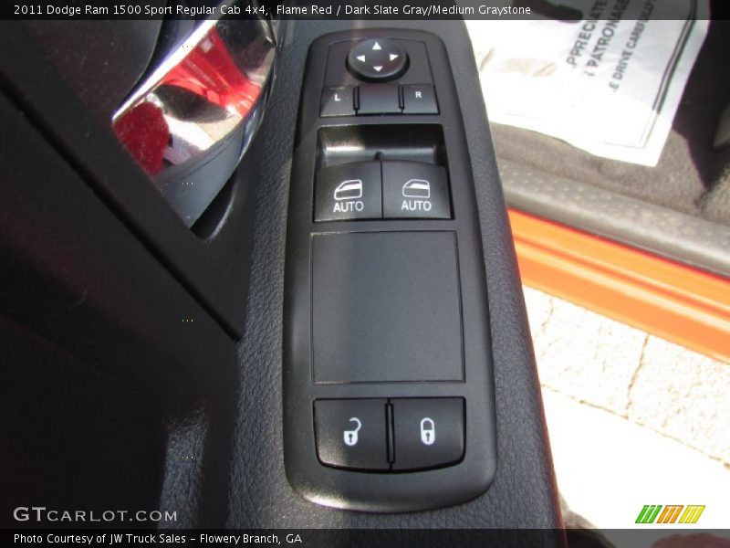 Flame Red / Dark Slate Gray/Medium Graystone 2011 Dodge Ram 1500 Sport Regular Cab 4x4
