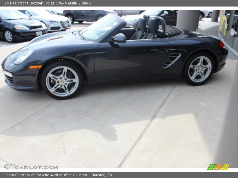 Atlas Grey Metallic / Black 2010 Porsche Boxster
