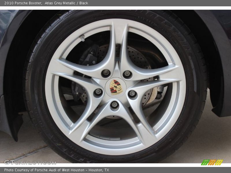 Atlas Grey Metallic / Black 2010 Porsche Boxster
