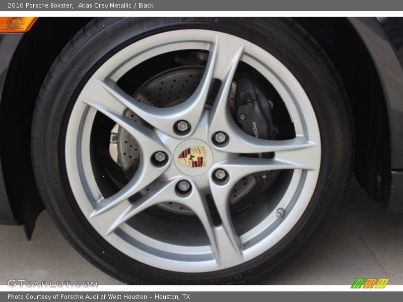 Atlas Grey Metallic / Black 2010 Porsche Boxster