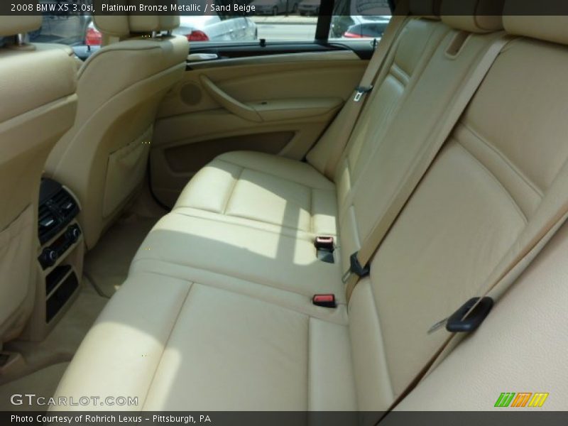 Platinum Bronze Metallic / Sand Beige 2008 BMW X5 3.0si