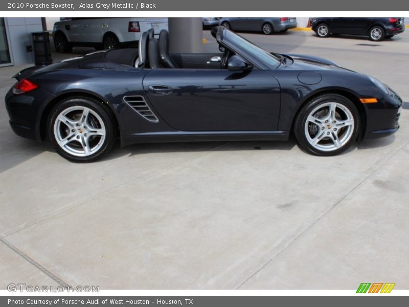 Atlas Grey Metallic / Black 2010 Porsche Boxster