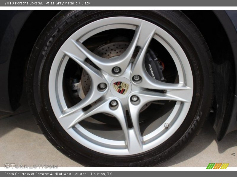 Atlas Grey Metallic / Black 2010 Porsche Boxster