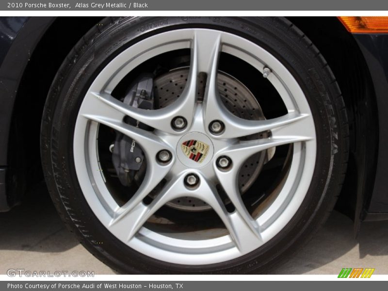 Atlas Grey Metallic / Black 2010 Porsche Boxster
