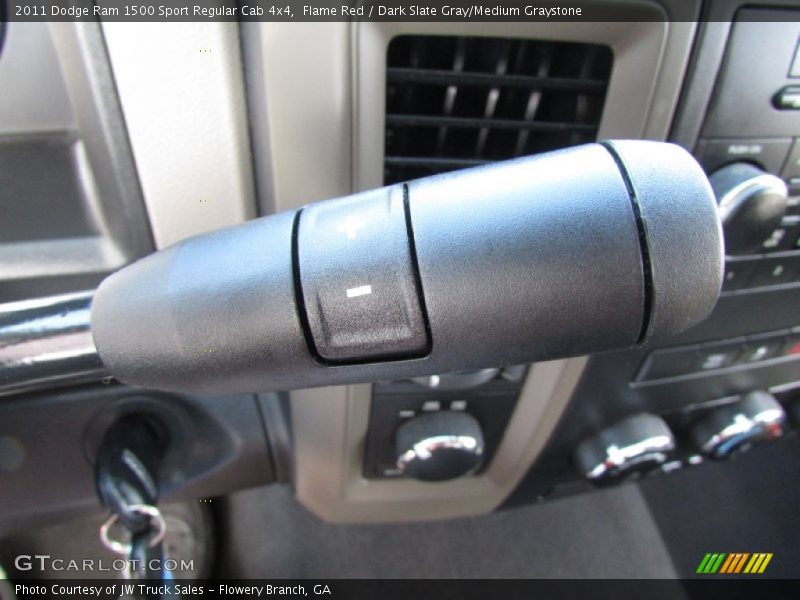 Flame Red / Dark Slate Gray/Medium Graystone 2011 Dodge Ram 1500 Sport Regular Cab 4x4