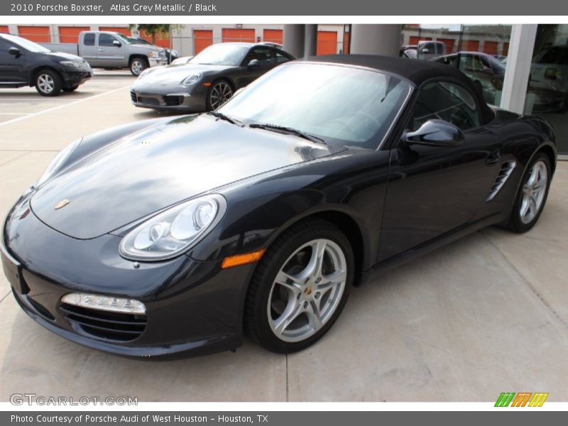 Atlas Grey Metallic / Black 2010 Porsche Boxster