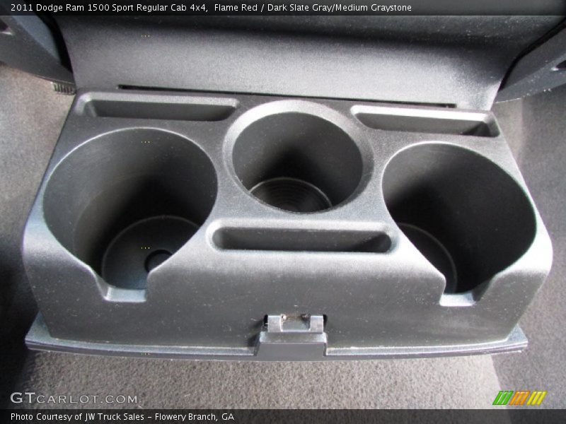 Flame Red / Dark Slate Gray/Medium Graystone 2011 Dodge Ram 1500 Sport Regular Cab 4x4