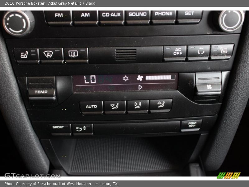Atlas Grey Metallic / Black 2010 Porsche Boxster