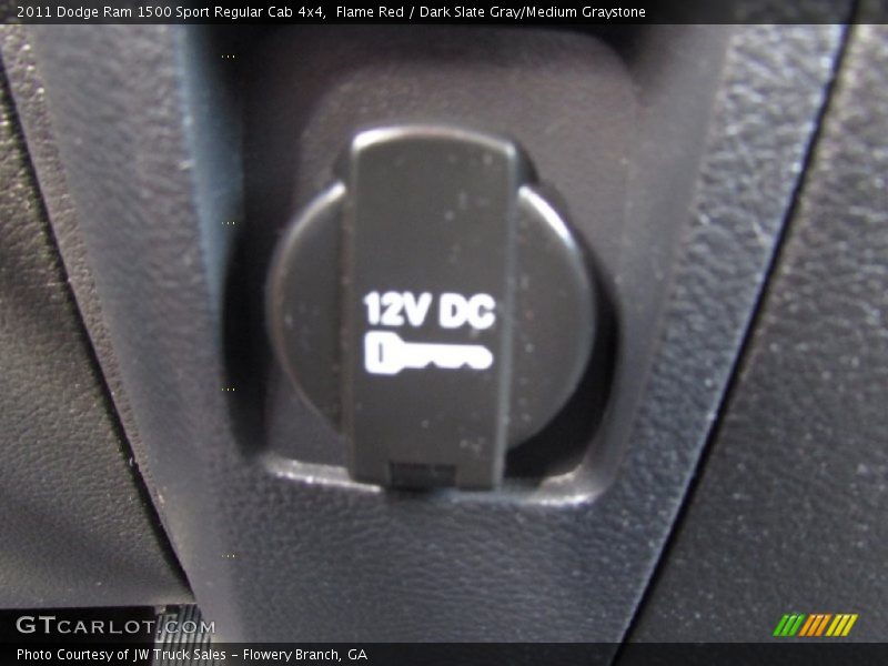 Flame Red / Dark Slate Gray/Medium Graystone 2011 Dodge Ram 1500 Sport Regular Cab 4x4