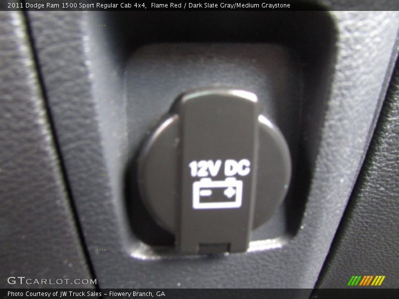 Flame Red / Dark Slate Gray/Medium Graystone 2011 Dodge Ram 1500 Sport Regular Cab 4x4